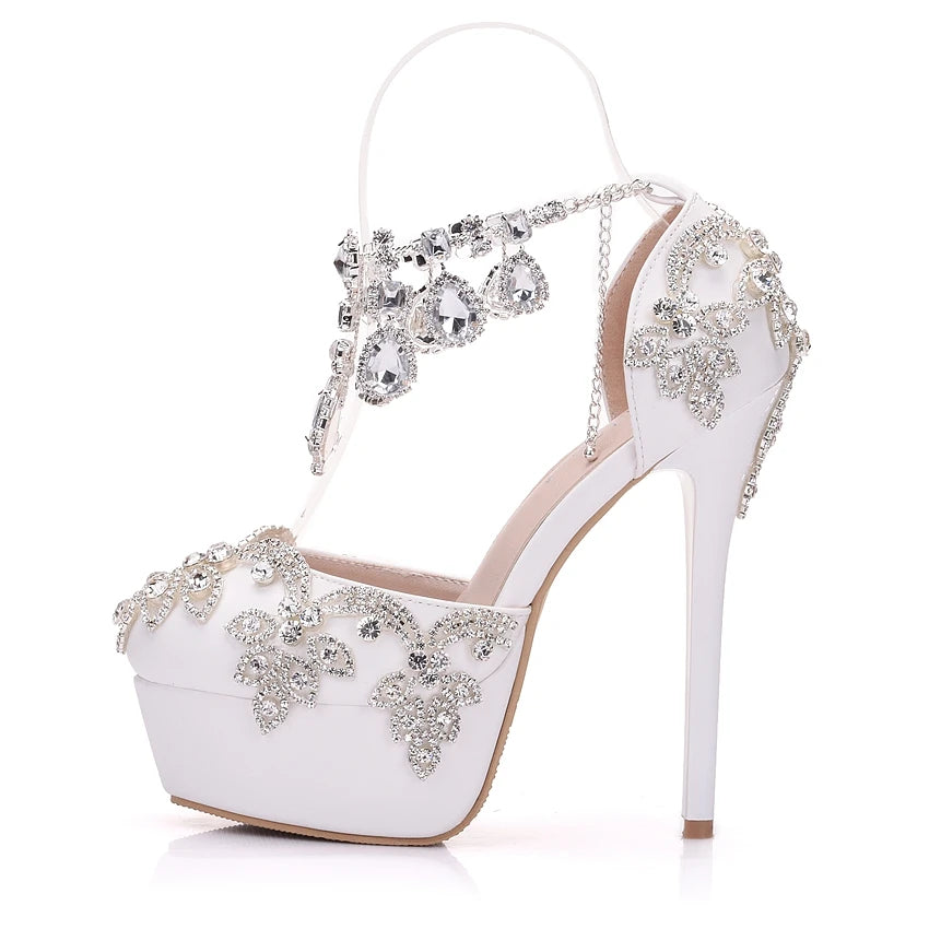 Crystal Queen Platform Heels