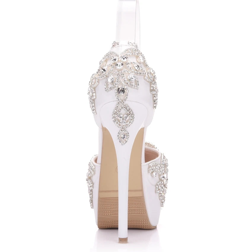 Crystal Queen Platform Heels