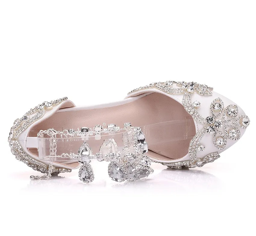 Crystal Queen Platform Heels