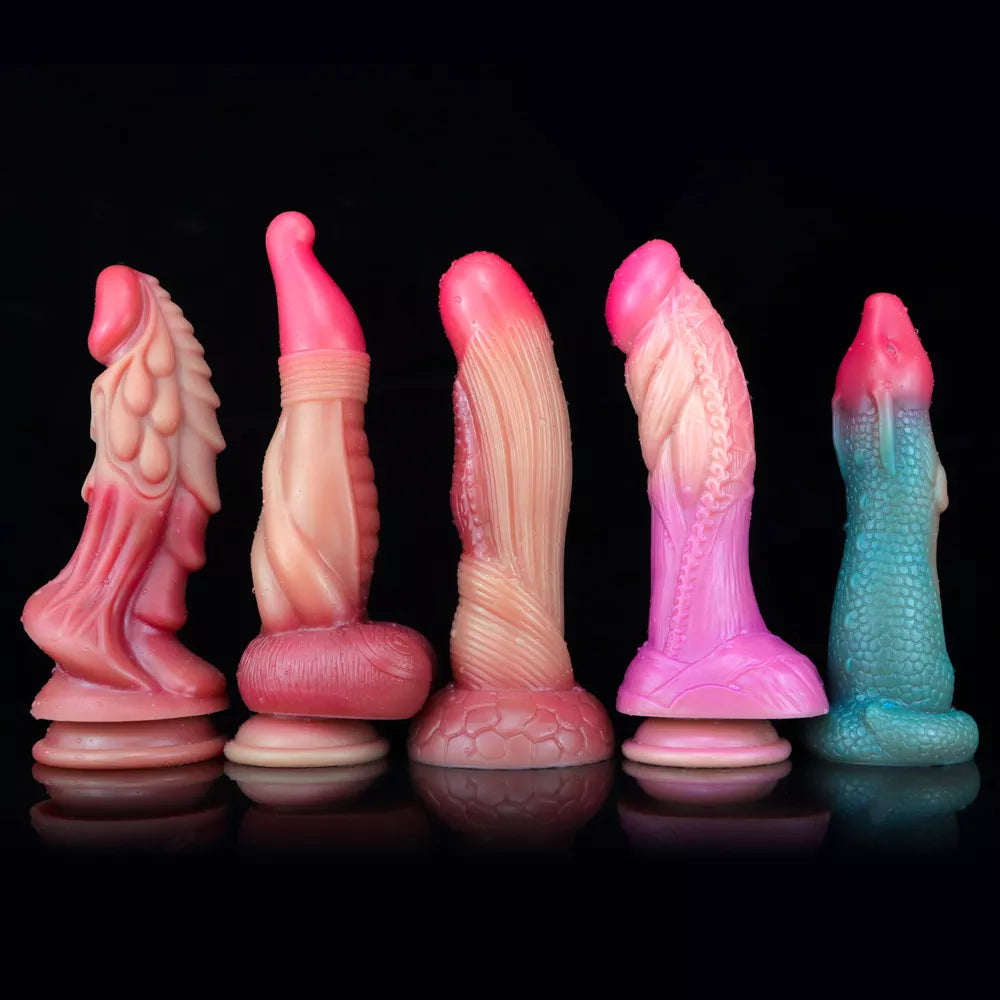 Kinky Rare Soft Silicone Alien/Monster Dildo