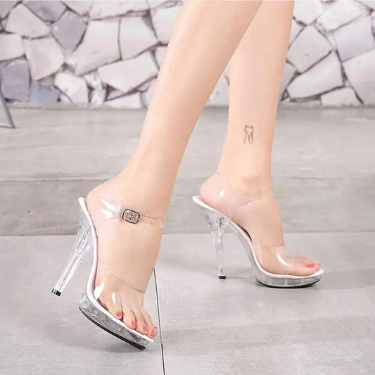 Dream Pair Luxury Crystal Waterproof Platforms