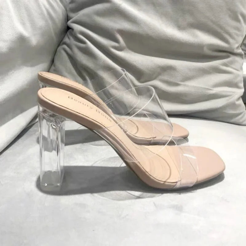 Summer Jelly Slippers Open Toe