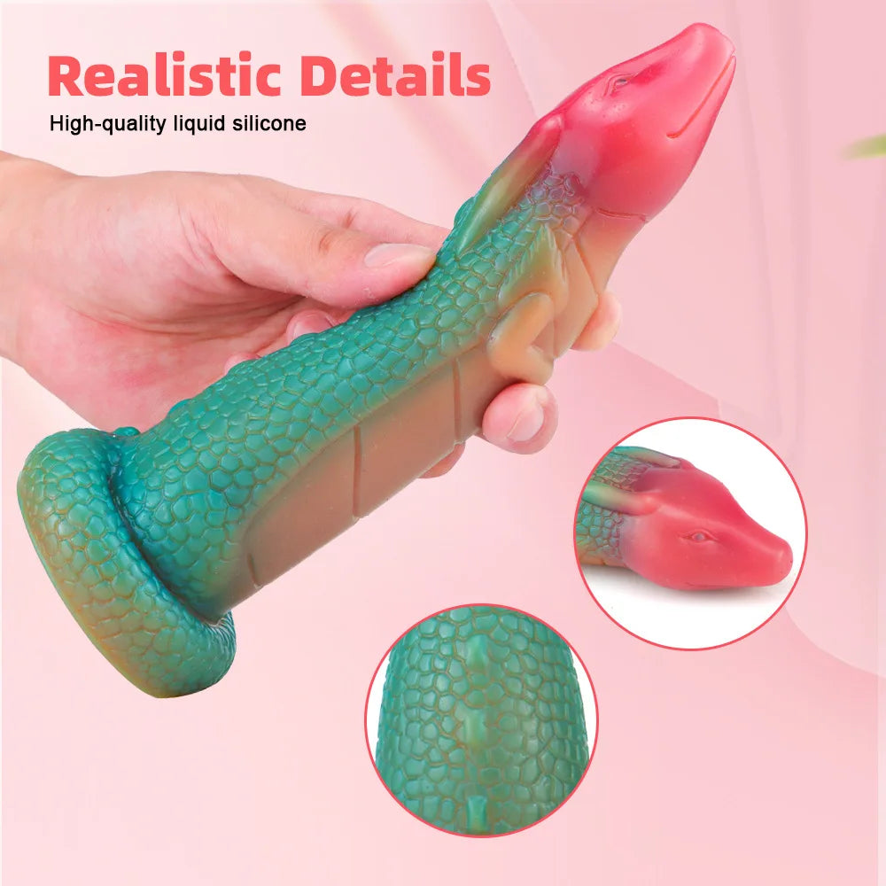 Kinky Rare Soft Silicone Alien/Monster Dildo